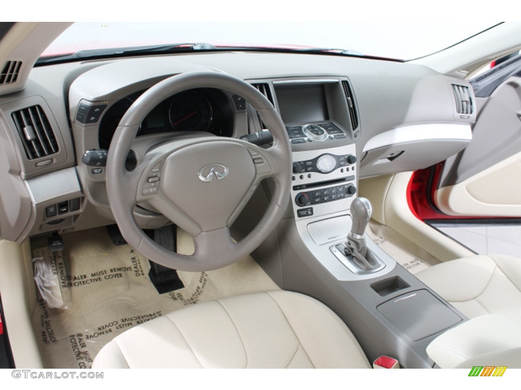 Wheat Interior 2009 Infiniti G 37 Coupe Photo #68735245