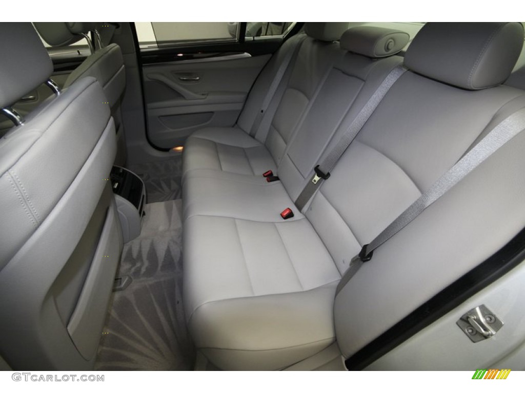 Everest Gray Interior 2011 BMW 5 Series 528i Sedan Photo #68735479