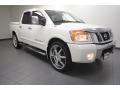 Blizzard White 2010 Nissan Titan LE Crew Cab