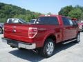2012 Red Candy Metallic Ford F150 Lariat SuperCrew 4x4  photo #8