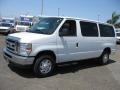 2010 Oxford White Ford E Series Van E350 XLT Passenger  photo #3