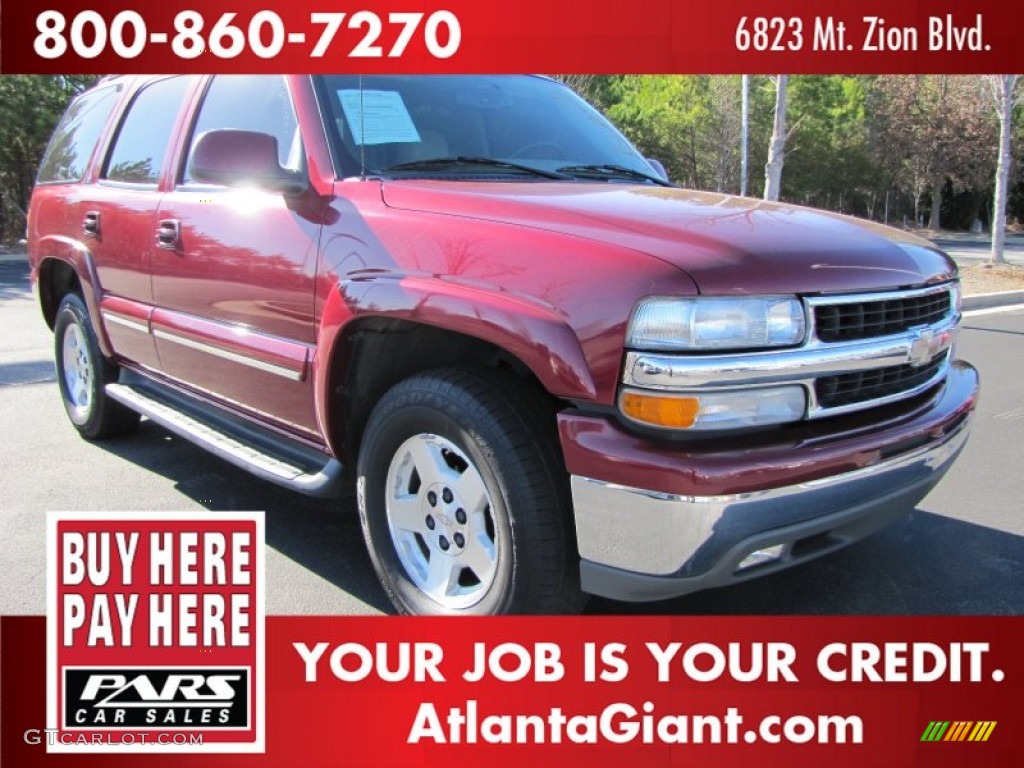 2004 Tahoe LT - Sport Red Metallic / Tan/Neutral photo #4
