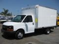 2007 Summit White Chevrolet Express Cutaway 3500 Commercial Moving Van  photo #3