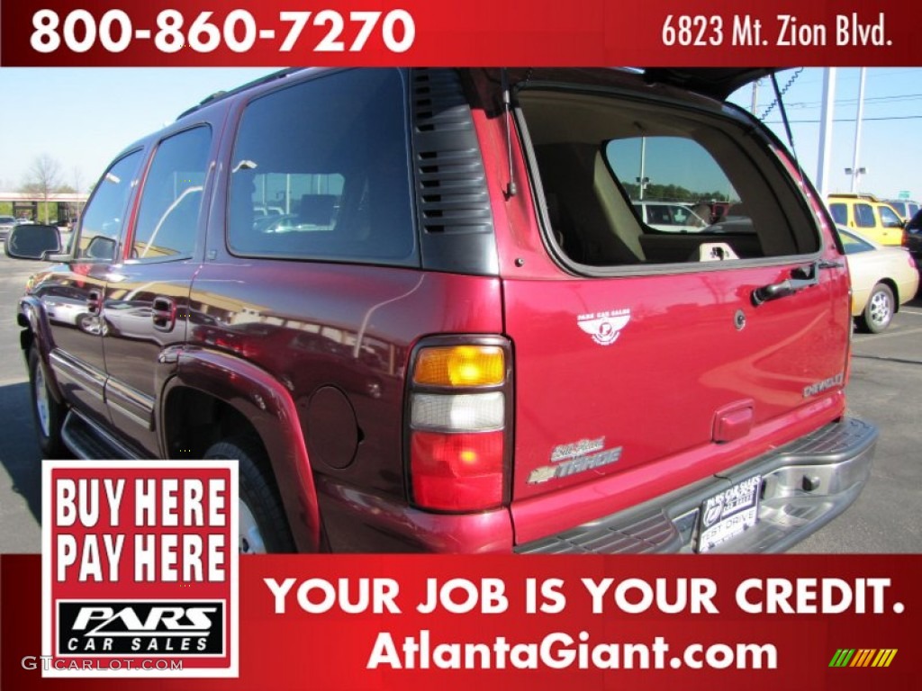 2004 Tahoe LT - Sport Red Metallic / Tan/Neutral photo #10