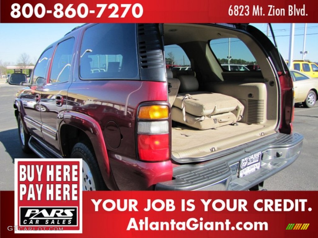 2004 Tahoe LT - Sport Red Metallic / Tan/Neutral photo #11