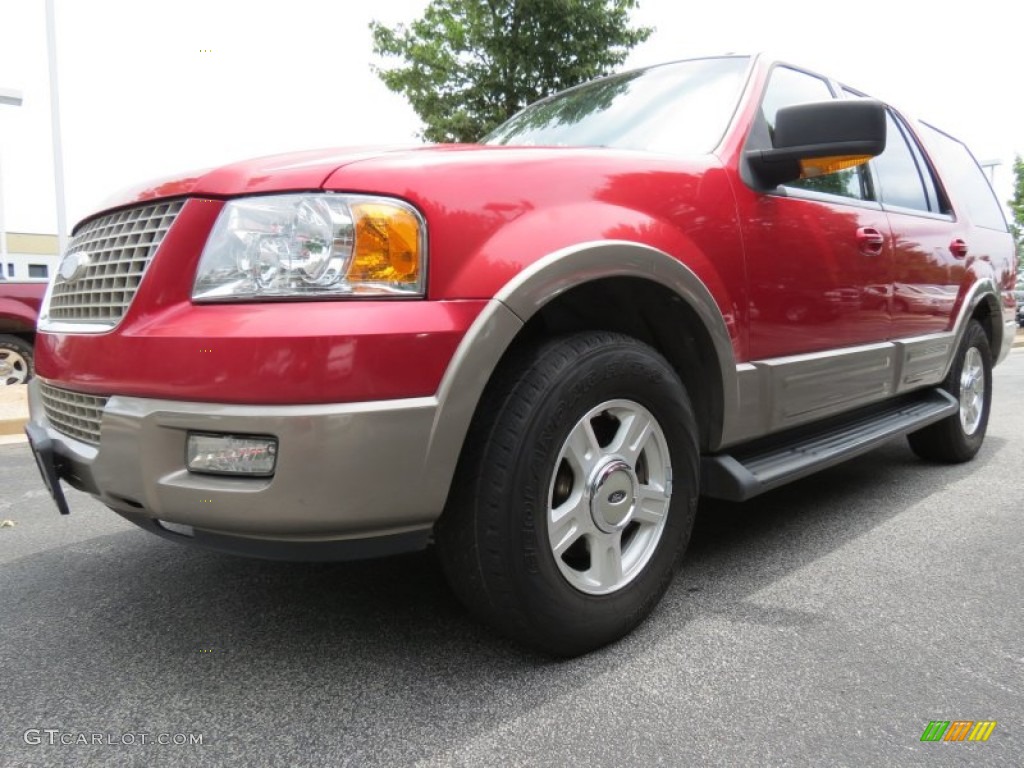 Laser Red Tinted Metallic 2003 Ford Expedition Eddie Bauer Exterior Photo #68738452