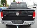 2009 Brilliant Black Crystal Pearl Dodge Ram 1500 Laramie Crew Cab 4x4  photo #5