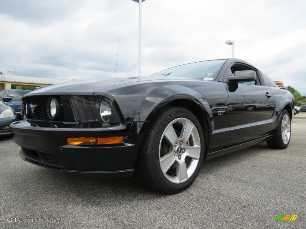 Black 2007 Ford Mustang GT Premium Coupe Exterior Photo #68738893