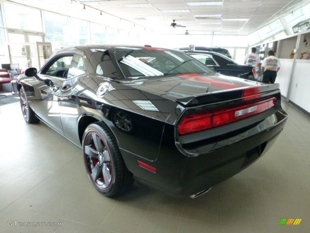 Pitch Black 2012 Dodge Challenger Rallye Redline Exterior Photo #68739361