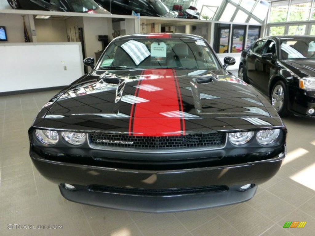 Pitch Black 2012 Dodge Challenger Rallye Redline Exterior Photo #68739406