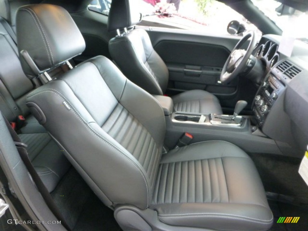 Dark Slate Gray Interior 2012 Dodge Challenger Rallye Redline Photo #68739424