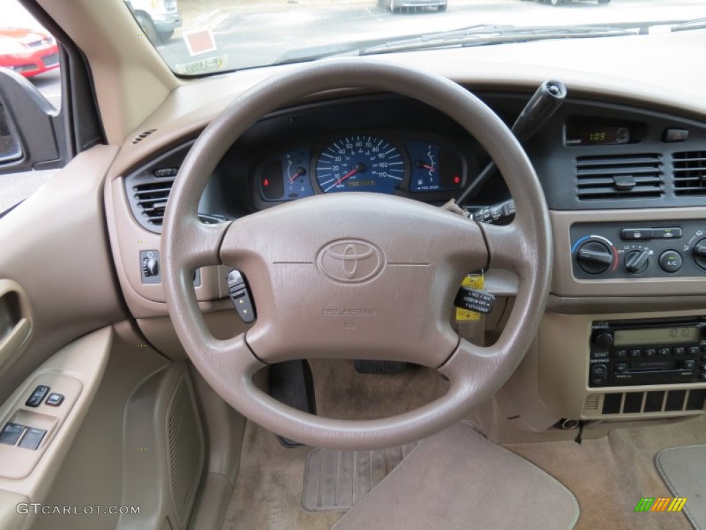 2002 Sienna CE - Vintage Red Pearl / Oak photo #12