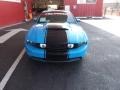 2010 Grabber Blue Ford Mustang GT Premium Coupe  photo #8