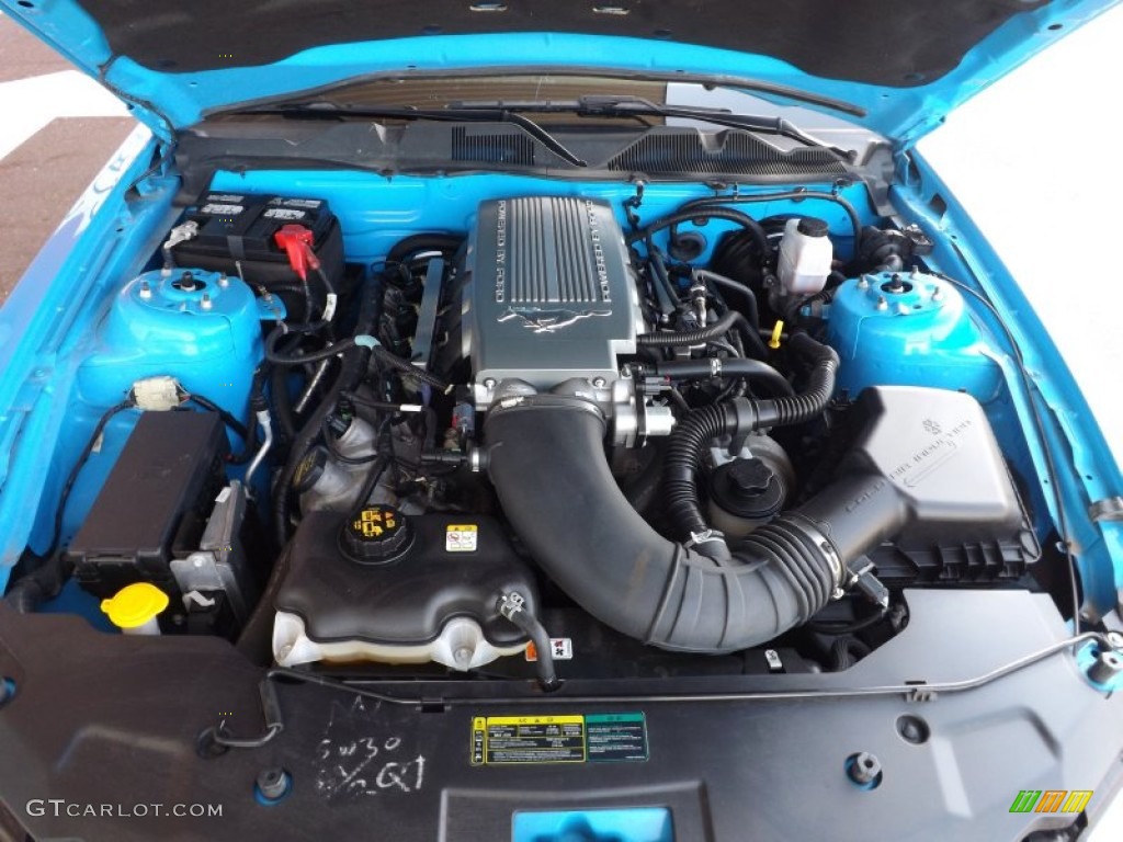 2010 Mustang GT Premium Coupe - Grabber Blue / Charcoal Black/Grabber Blue photo #21