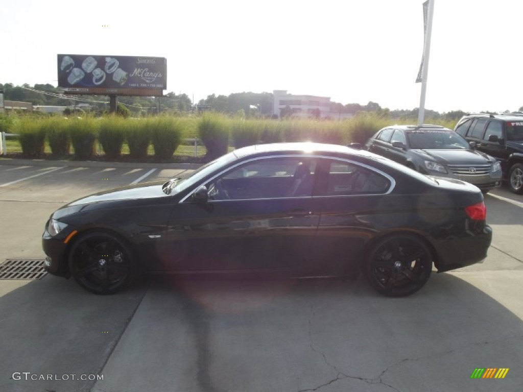 2011 3 Series 328i Coupe - Jet Black / Saddle Brown Dakota Leather photo #5