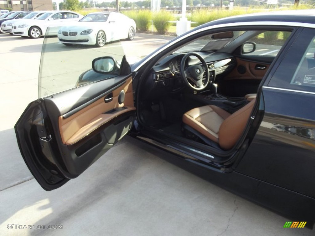 2011 3 Series 328i Coupe - Jet Black / Saddle Brown Dakota Leather photo #12