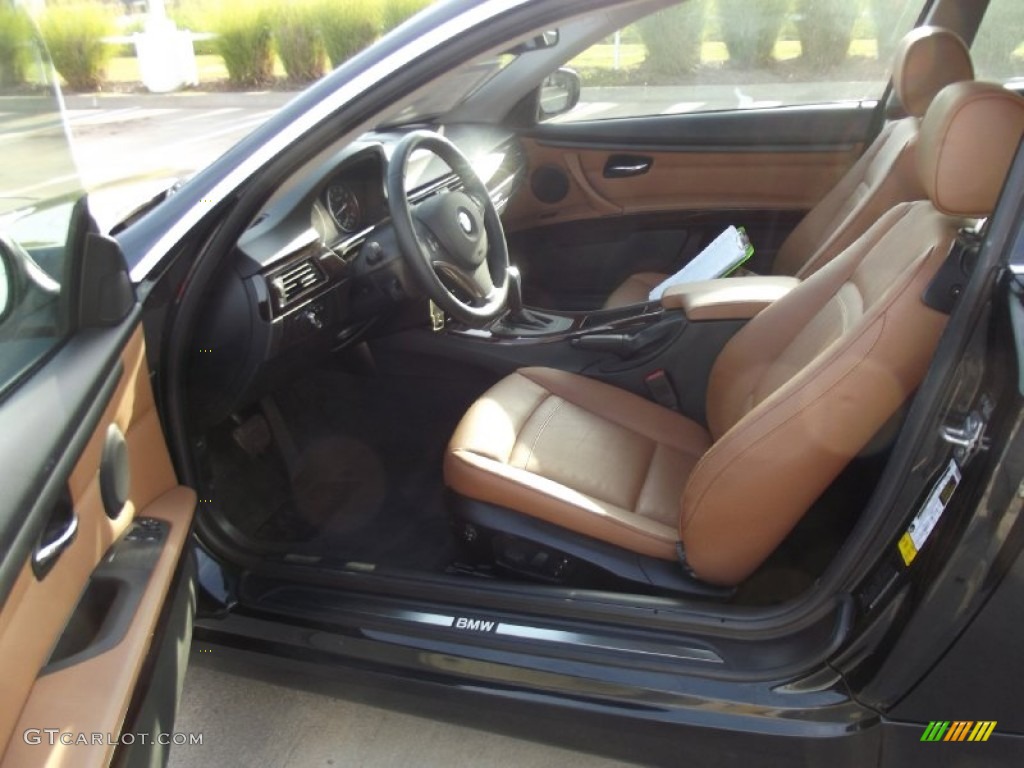 2011 3 Series 328i Coupe - Jet Black / Saddle Brown Dakota Leather photo #13