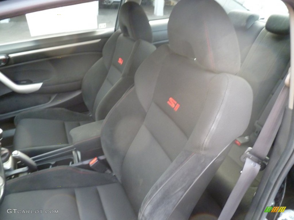 2009 Honda Civic Si Coupe Front Seat Photo #68741524