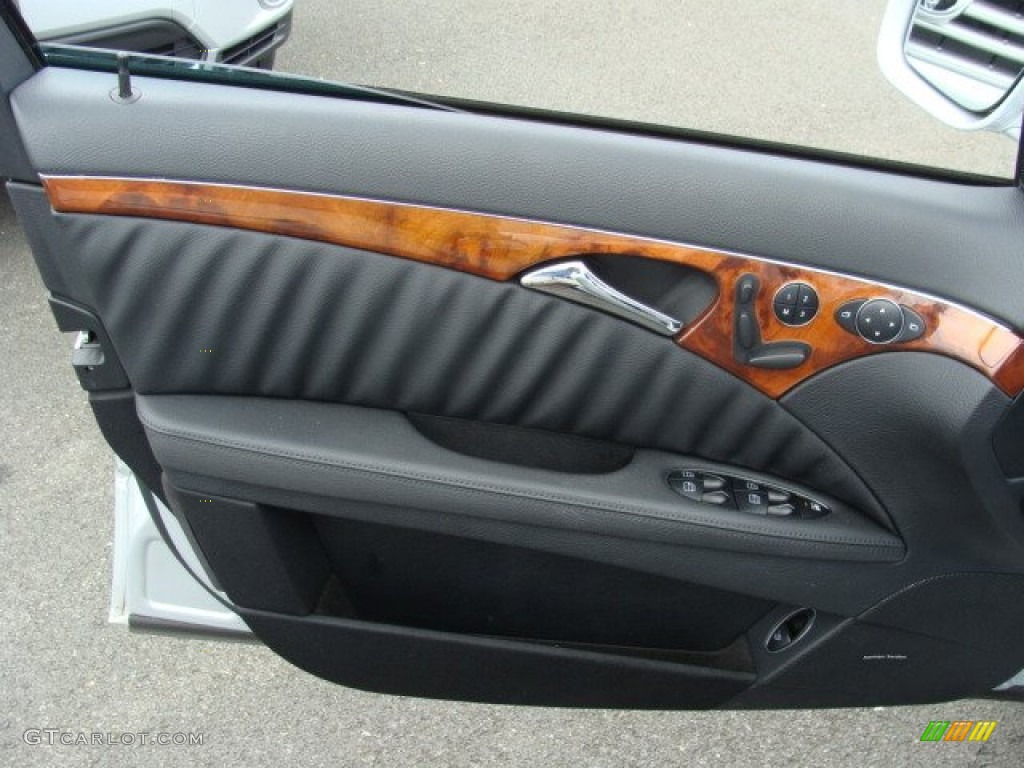 2009 Mercedes-Benz E 550 4Matic Sedan Black Door Panel Photo #68742817