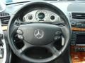 Black 2009 Mercedes-Benz E 550 4Matic Sedan Steering Wheel