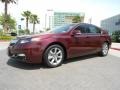 Basque Red Pearl 2012 Acura TL 3.5 Exterior