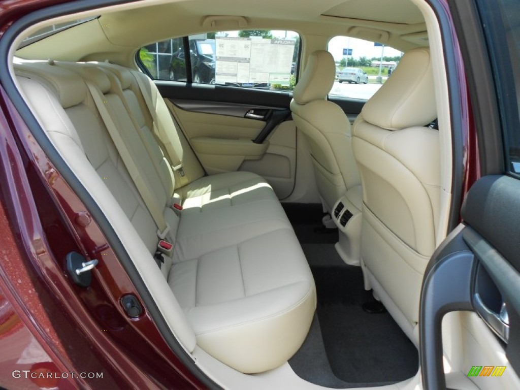 Parchment Interior 2012 Acura TL 3.5 Photo #68743444