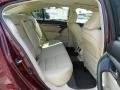 2012 Acura TL Parchment Interior Rear Seat Photo