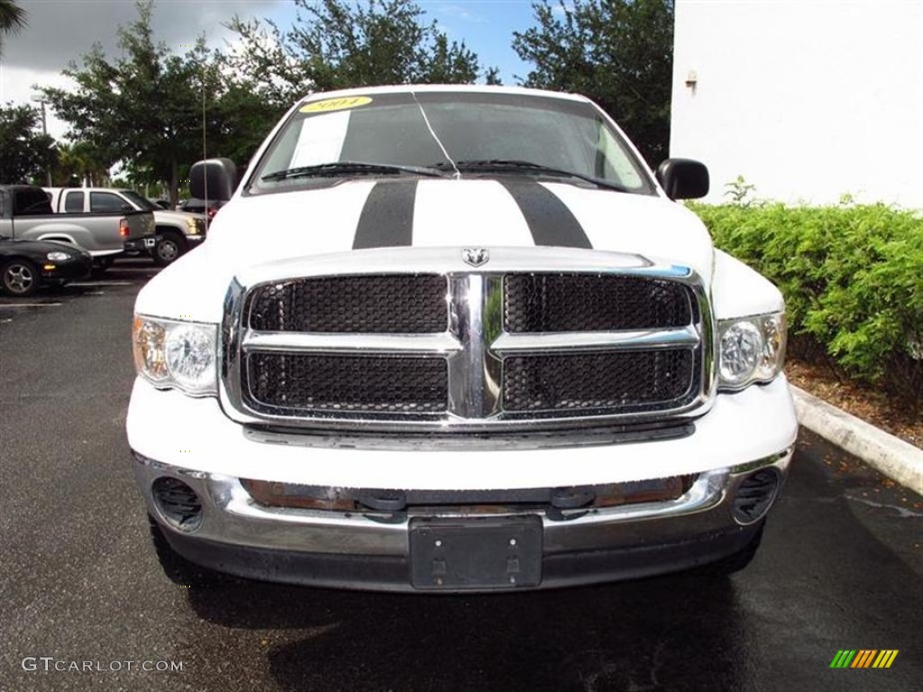 2004 Ram 1500 ST Regular Cab 4x4 - Bright White / Dark Slate Gray photo #8