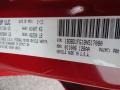  2011 Avenger Mainstreet Redline 2 Pearl Color Code PRM