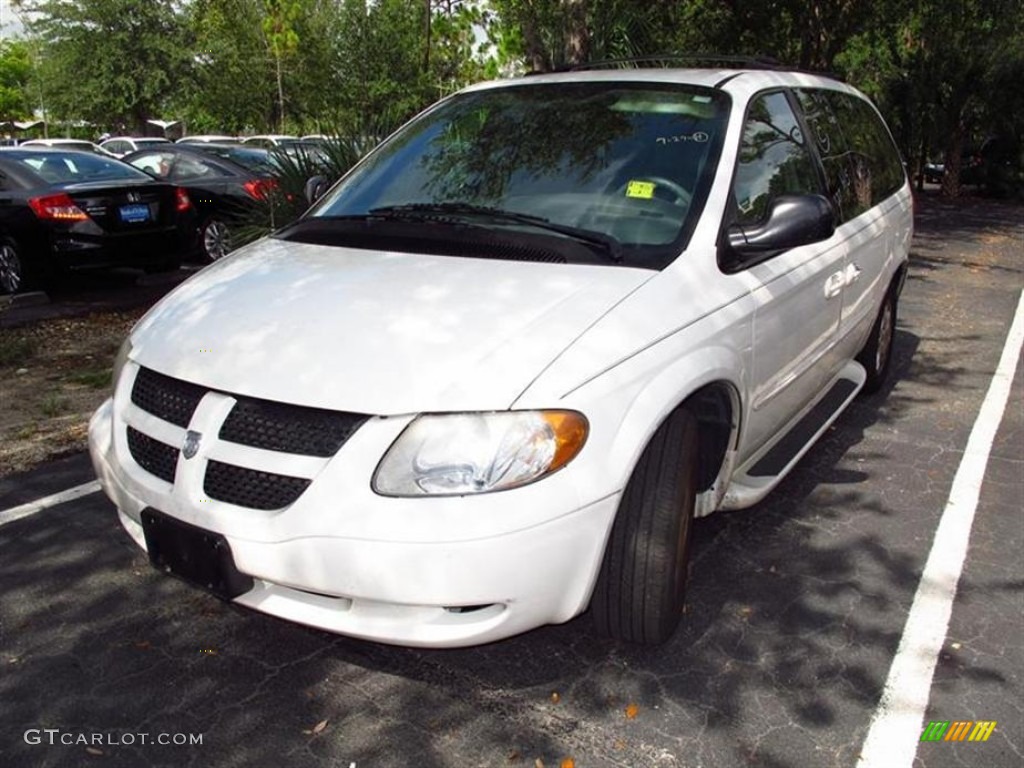 2003 Grand Caravan EX - Stone White / Gray photo #4