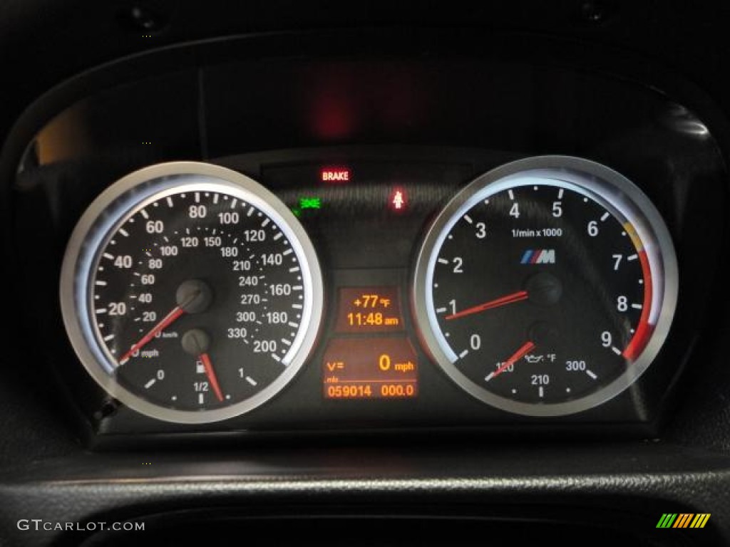 2008 BMW M3 Coupe Gauges Photo #68744839
