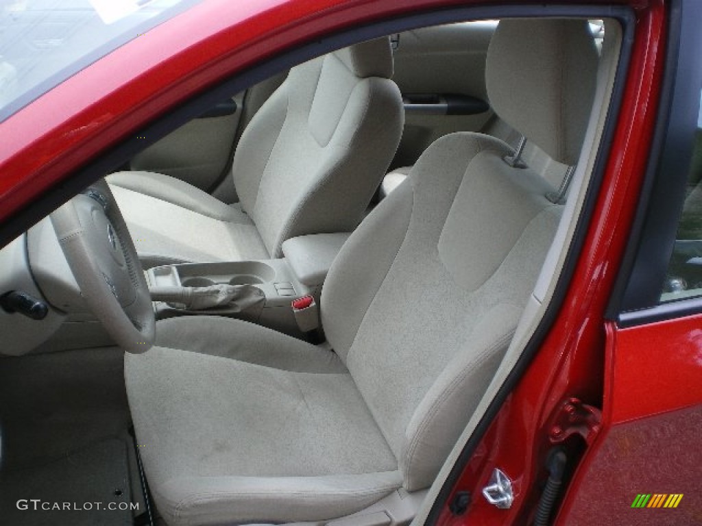 2008 Impreza 2.5i Wagon - Lightning Red / Ivory photo #27