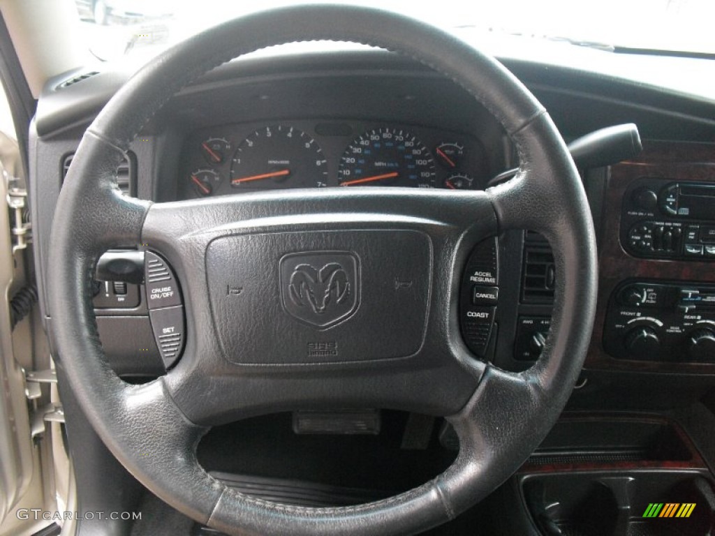2001 Durango SLT 4x4 - Light Pewter Metallic / Dark Slate Gray/Taupe photo #25
