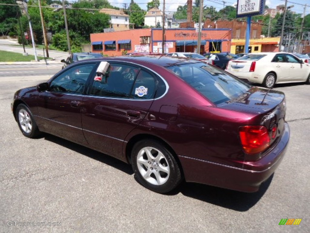 2005 GS 300 - Black Cherry Pearl / Black photo #2