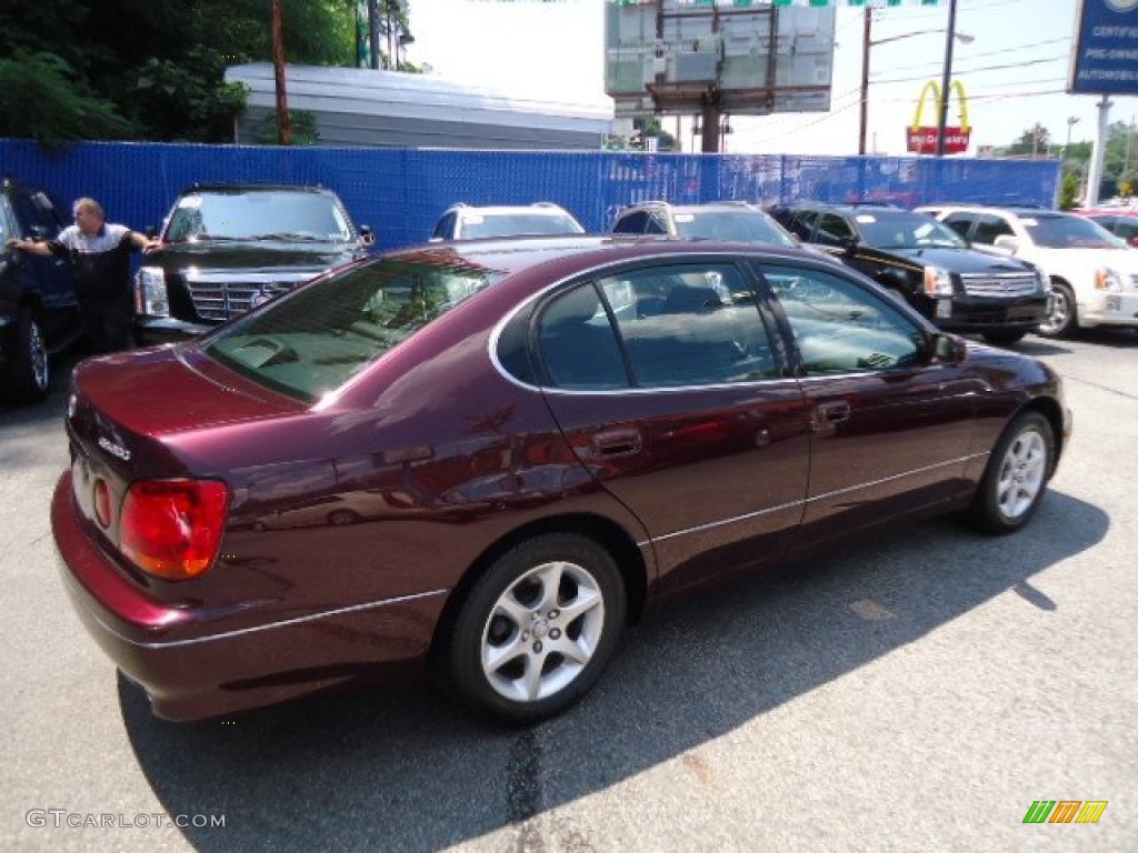 2005 GS 300 - Black Cherry Pearl / Black photo #4