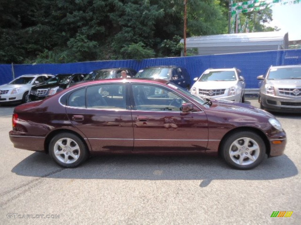 2005 GS 300 - Black Cherry Pearl / Black photo #5