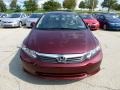 Crimson Pearl - Civic LX Sedan Photo No. 7