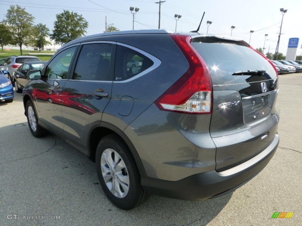 2012 CR-V EX-L 4WD - Polished Metal Metallic / Gray photo #2