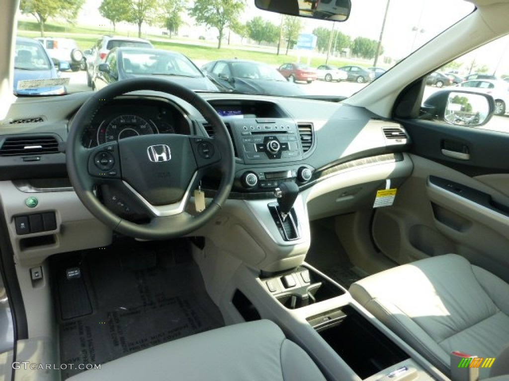 2012 CR-V EX-L 4WD - Polished Metal Metallic / Gray photo #12