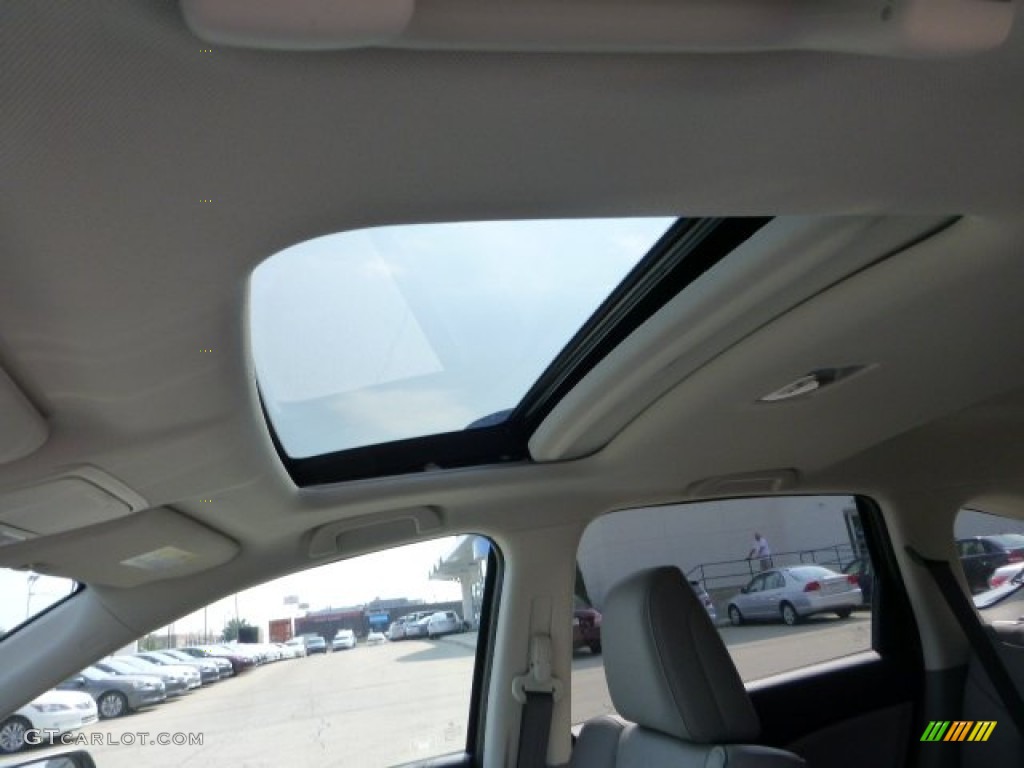 2012 CR-V EX-L 4WD - Polished Metal Metallic / Gray photo #16
