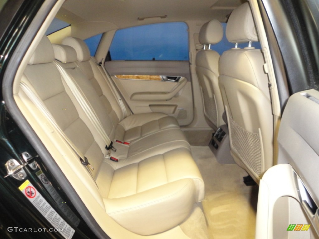 2005 Audi A6 4.2 quattro Sedan Rear Seat Photo #68746834