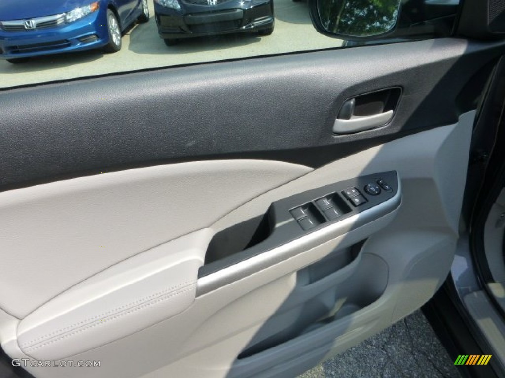 2012 CR-V EX-L 4WD - Polished Metal Metallic / Gray photo #14