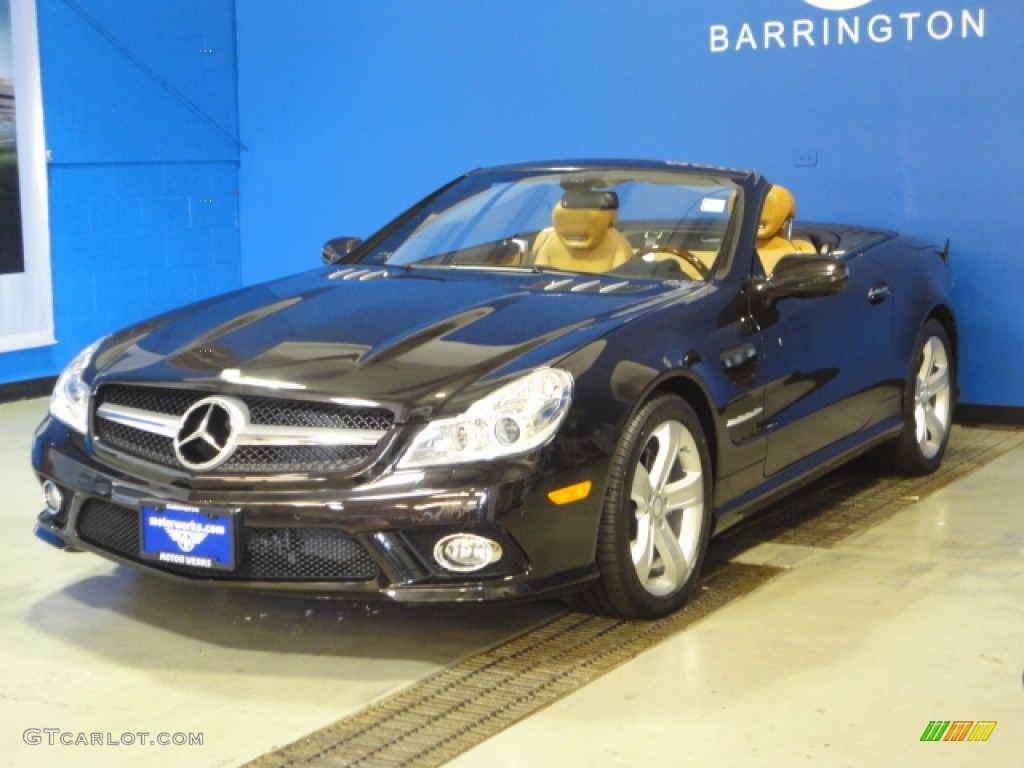 designo Mocha Metallic 2011 Mercedes-Benz SL 550 Roadster Exterior Photo #68747278
