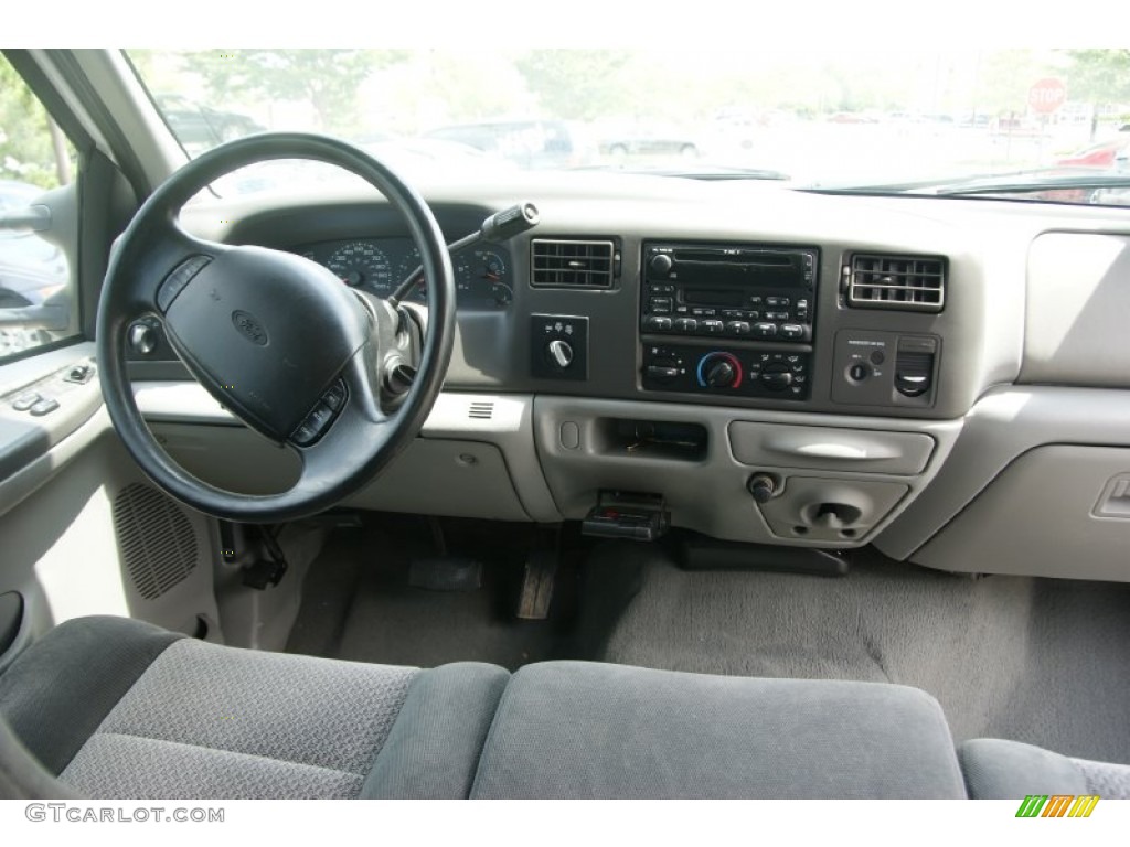 2002 F250 Super Duty XLT SuperCab 4x4 - Oxford White / Medium Flint photo #20