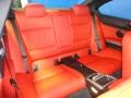 Coral Red/Black Rear Seat Photo for 2012 BMW 3 Series #68747774