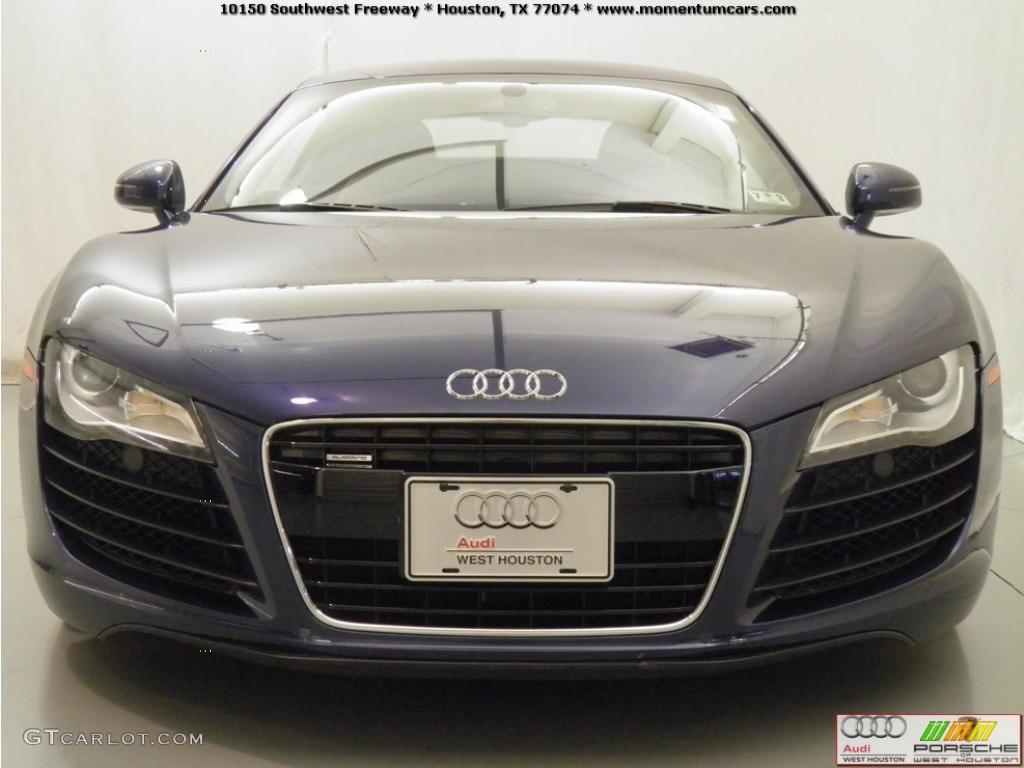 2009 R8 4.2 FSI quattro - Mugello Blue Pearl Effect / Fine Nappa Tuscan Brown Leather photo #17