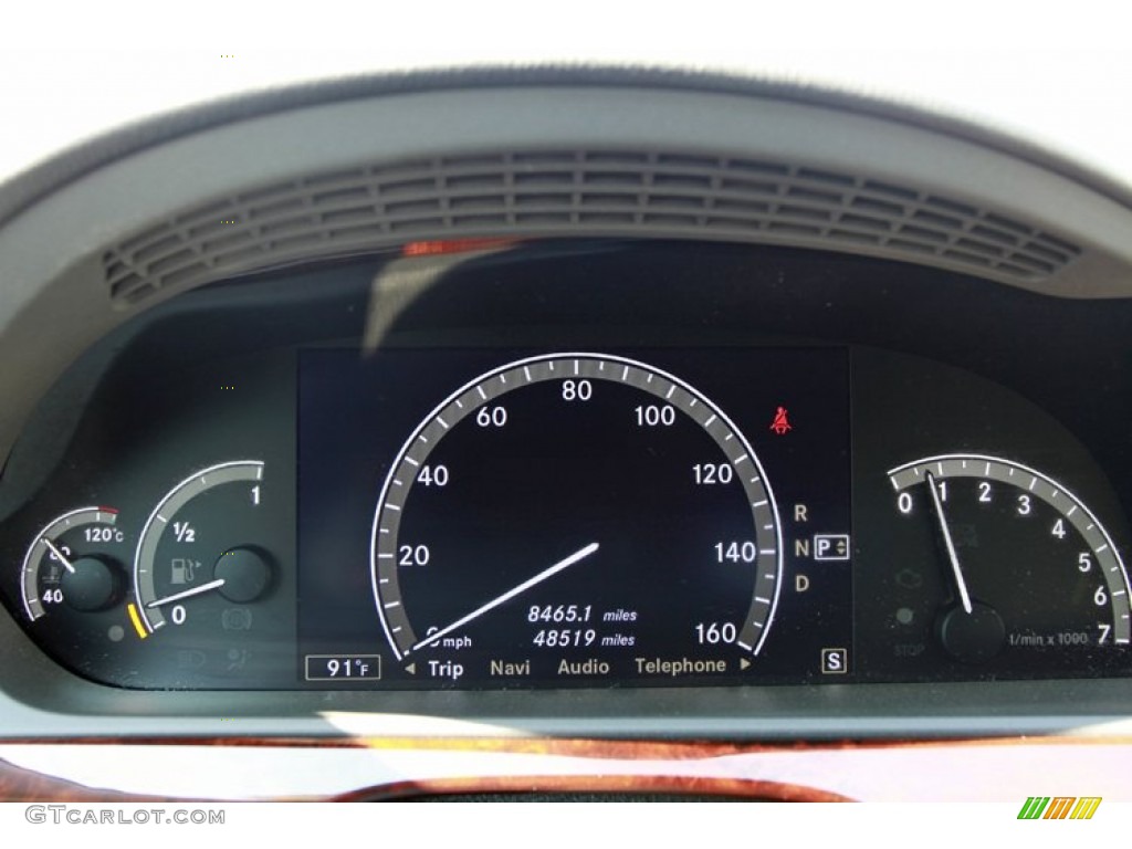 2007 Mercedes-Benz S 550 Sedan Gauges Photo #68748679
