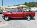 2009 Inferno Red Crystal Pearl Dodge Ram 1500 Big Horn Edition Crew Cab 4x4  photo #4