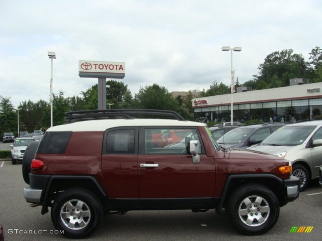 2010 FJ Cruiser 4WD - Brick Red / Dark Charcoal photo #1