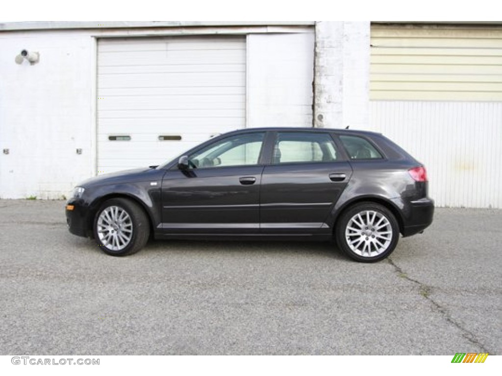 Lava Grey Pearl Effect 2007 Audi A3 2.0T Exterior Photo #68750155